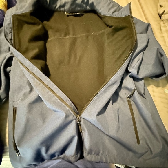 Swiss Tech Blue Windbreaker Lightweight Jacket - Picture 6 of 6
